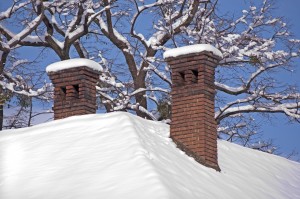 Chimney Crown Repair Winter and Snow Middle Peninsula VA